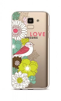 Zadní silikonový kryt na Samsung J6 Birdie Love