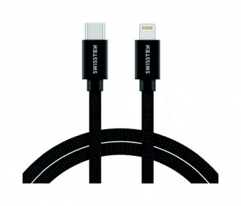 Datový kabel Swissten USB-C / Lightning 1,2m černý 