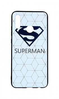 Zadní 3D silikonový kryt na Honor 10 Lite bílý Superman