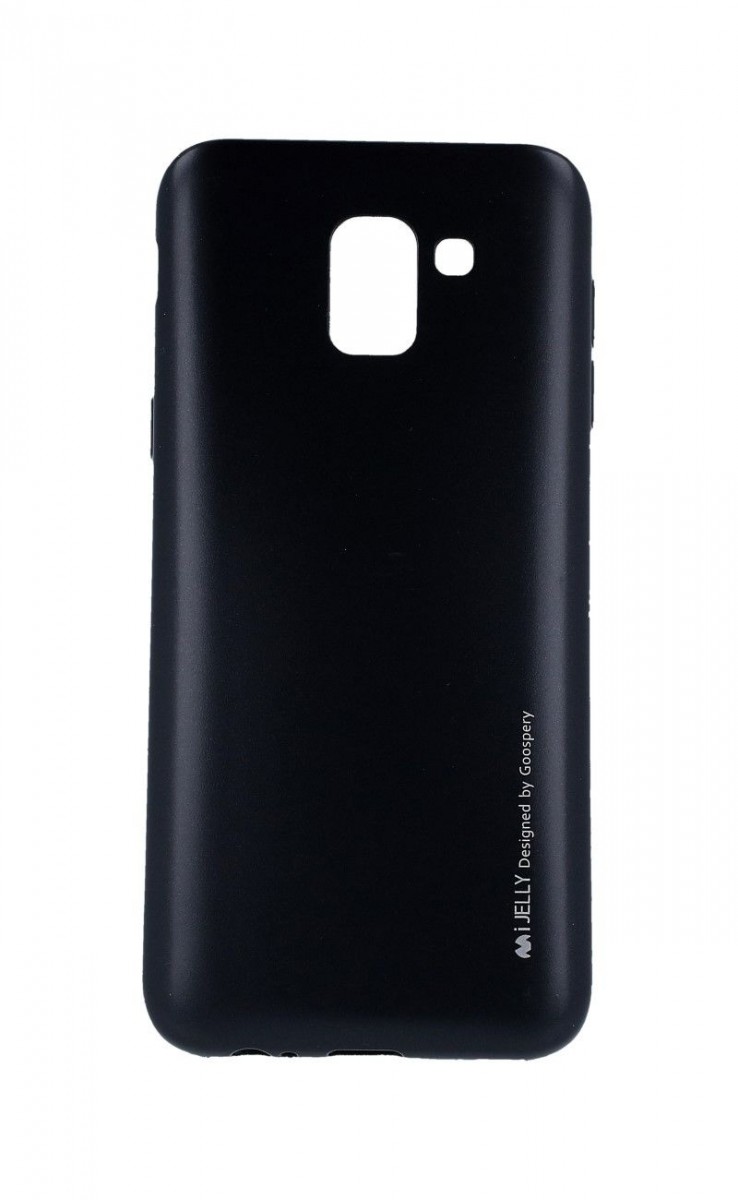 Kryt Mercury iJelly Samsung J6 silikon černý 38840 (pouzdro neboli obal na Samsung J6)