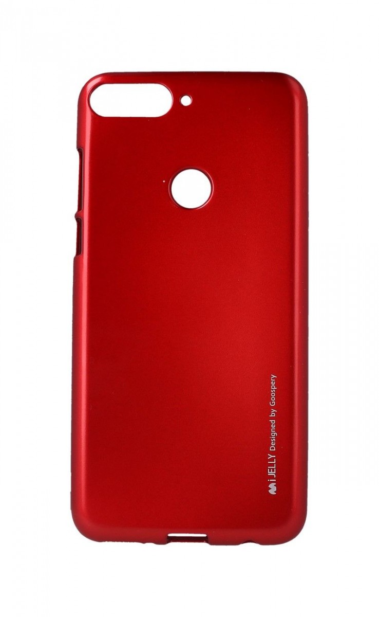Kryt Mercury iJelly Honor 7C silikon červený 39033 (pouzdro neboli obal na mobil Honor 7C)