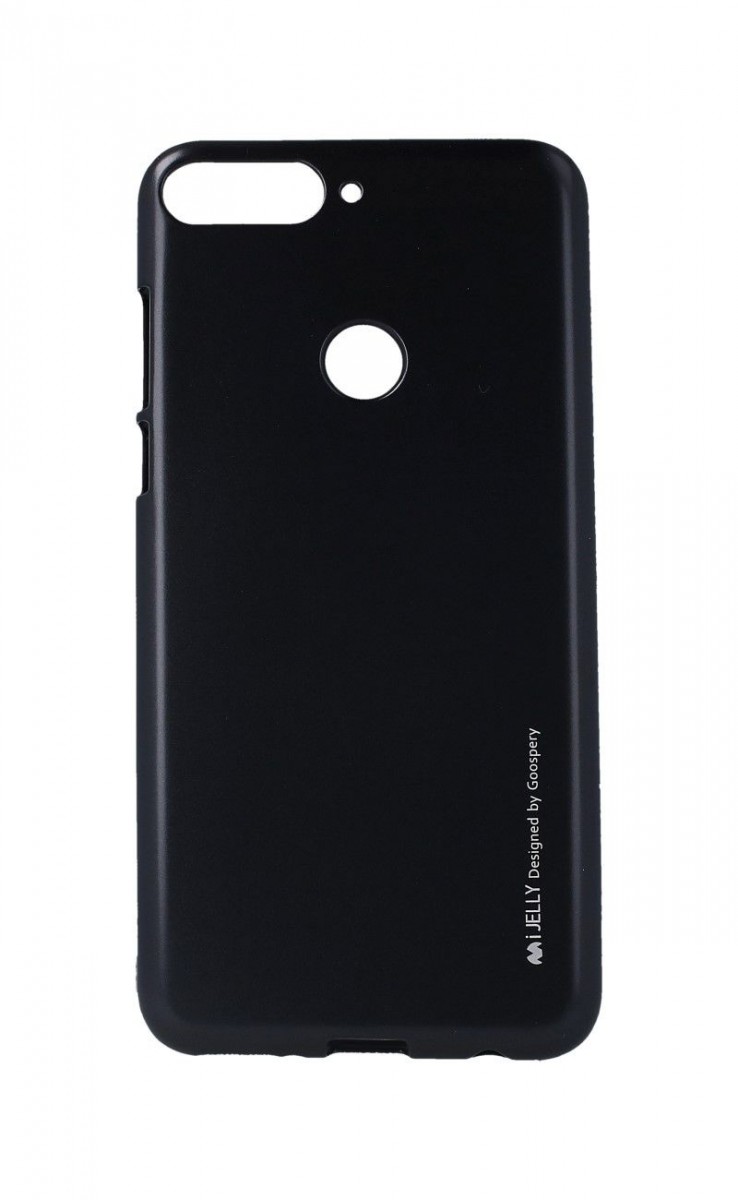 Kryt Mercury iJelly Honor 7C silikon černý 39036 (pouzdro neboli obal na mobil Honor 7C)
