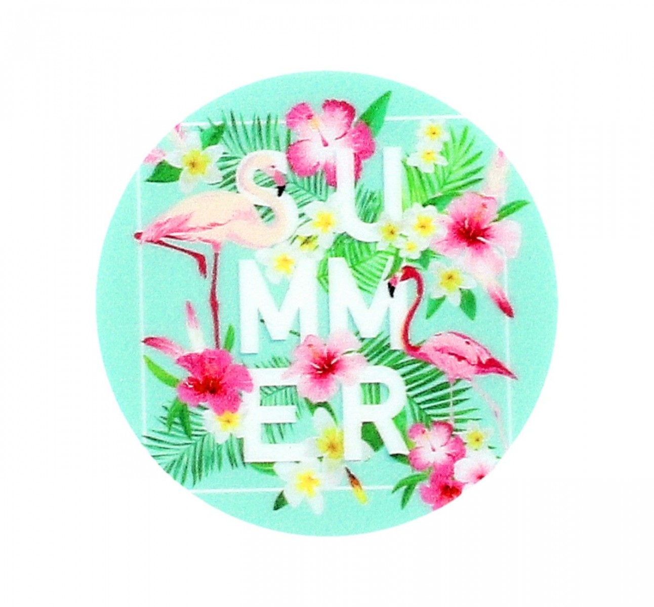 Levně Držák na mobil TopQ PopSocket Summer Flamingo 39132