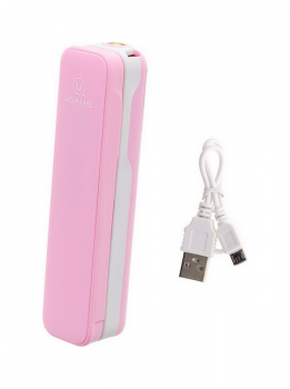 Bluetooth selfie tyč USAMS M1 Mini růžová  