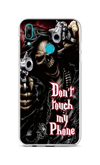 Kryt TopQ Huawei Y7 2019 silikon Smrťák 40311 (pouzdro neboli obal na mobil Huawei Y7 2019)