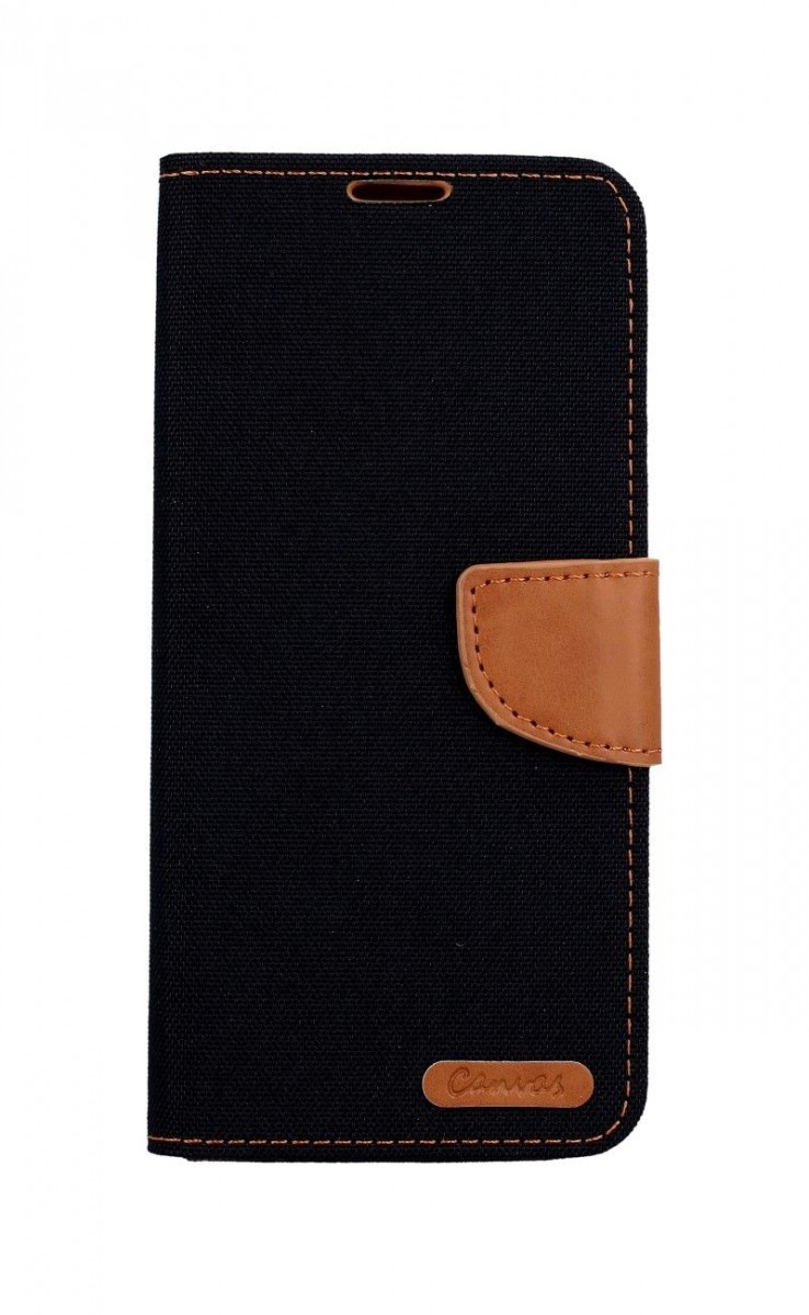 Pouzdro Canvas Samsung A9 knížkové černé 40829 (kryt neboli obal na mobil Samsung A9)