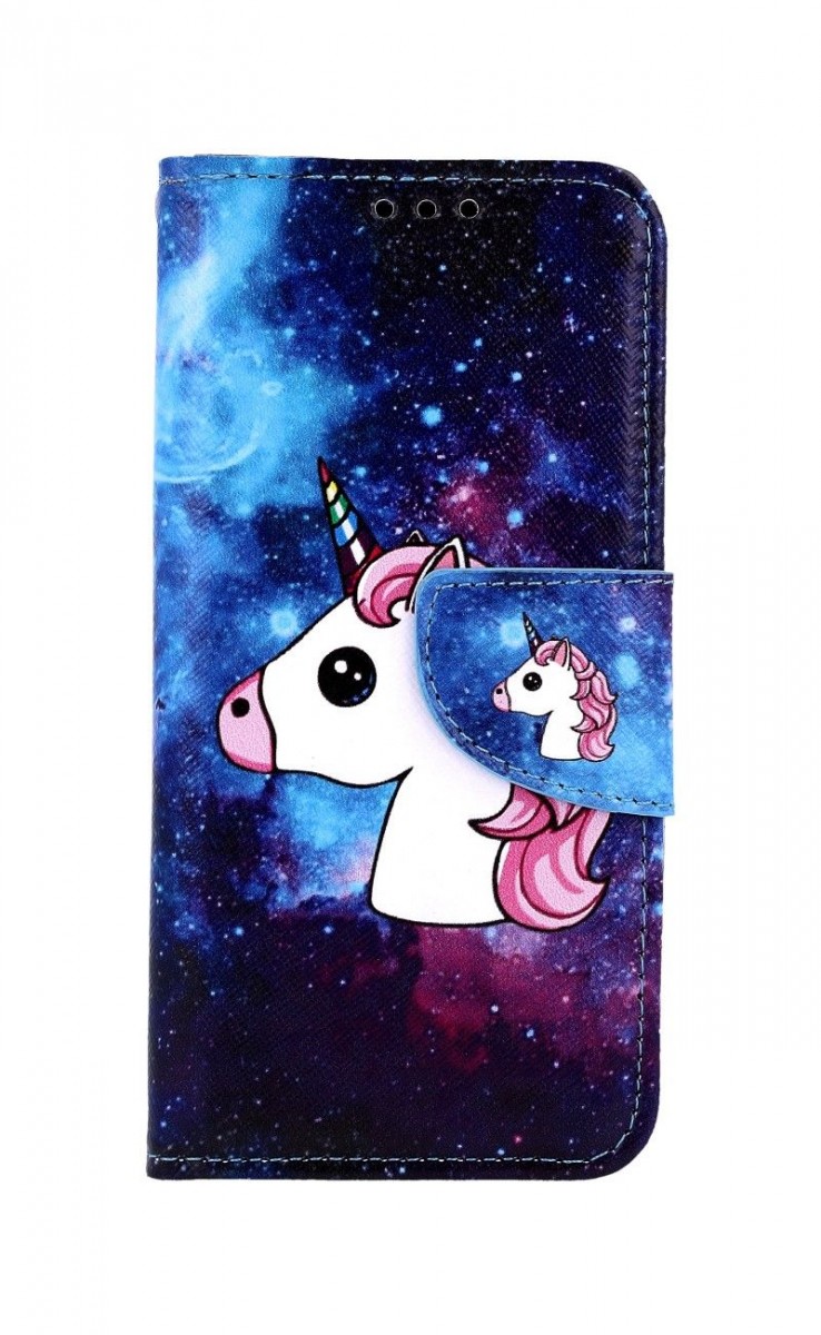 Pouzdro TopQ Samsung M20 knížkové Space Unicorn 41035 (kryt neboli obal na mobil Samsung M20)