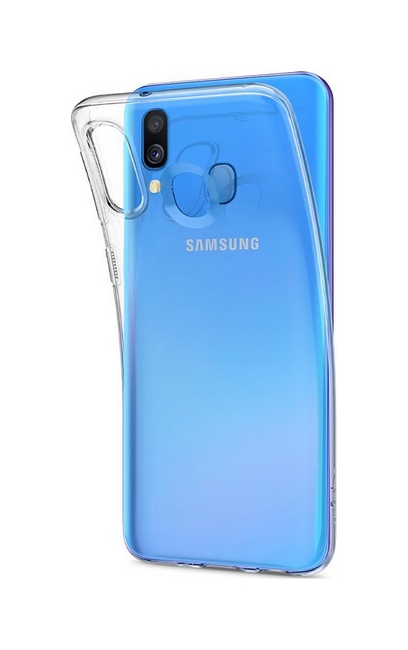 Levně Kryt TopQ Samsung A40 silikon ultratenký průhledný 0,5 mm 41364 (pouzdro neboli obal na mobil Samsung A40)