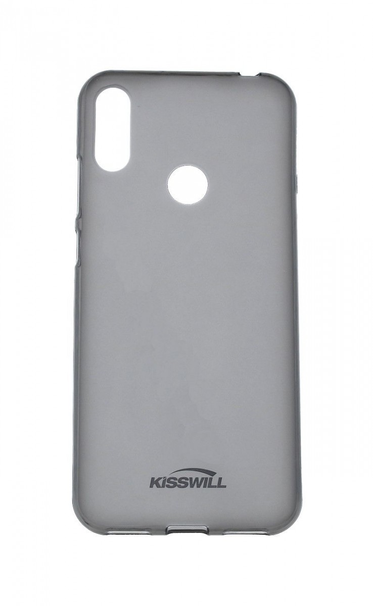 Kryt KISSWILL Huawei Y6 2019 silikon tmavý 41612 (pouzdro neboli obal na mobil Huawei Y6 2019)