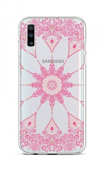 Zadní silikonový kryt na Samsung A70 Pink Mandala  