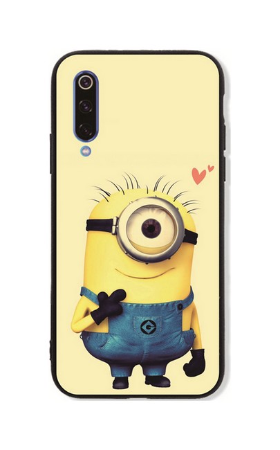 Kryt TopQ LUXURY Xiaomi Mi 9 pevný Minion 42048 (pouzdro neboli obal na mobil Xiaomi Mi 9)