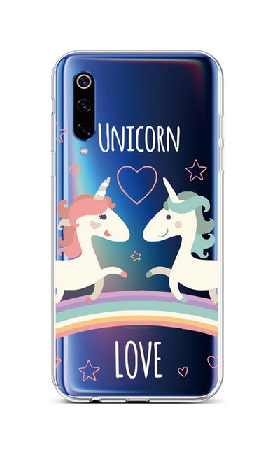 Kryt TopQ Xiaomi Mi 9 silikon Unicorn Love 42065 (pouzdro neboli obal na mobil Xiaomi Mi 9)