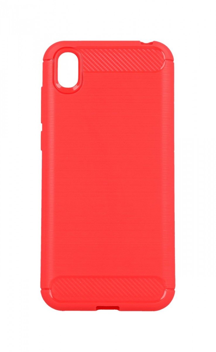 Kryt TopQ Huawei Y5 2019 silikon červený 42250 (pouzdro neboli obal na mobil Huawei Y5 2019)