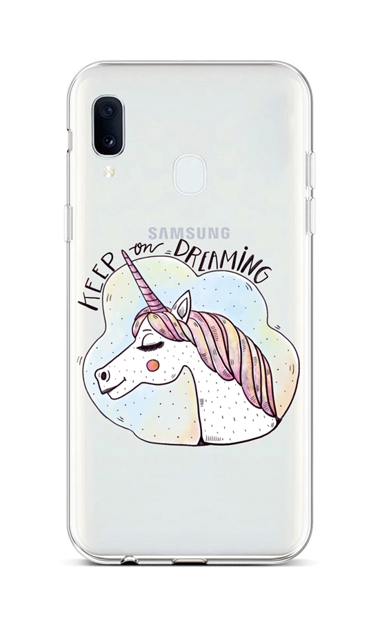 Kryt TopQ Samsung A40 silikon Dreaming 42412 (pouzdro neboli obal na mobil Samsung A40)