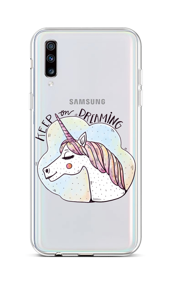 Levně Kryt TopQ Samsung A70 silikon Dreaming 42499 (pouzdro neboli obal na mobil Samsung A70)