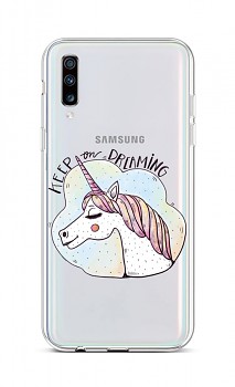 Zadní silikonový kryt na Samsung A70 Dreaming