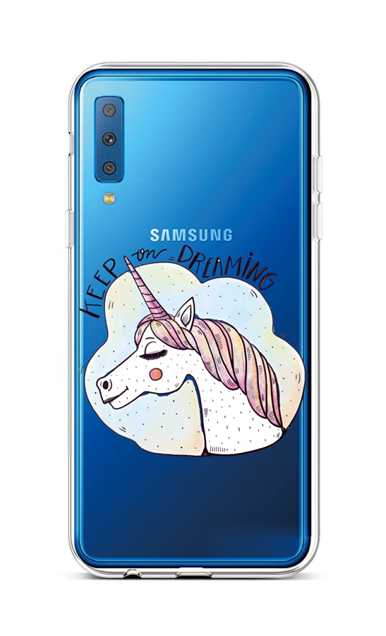 Levně Kryt TopQ Samsung A7 silikon Dreaming 42691 (pouzdro neboli obal na mobil Samsung A7)