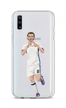 Zadní silikonový kryt na Samsung A70 Fotbalista 2