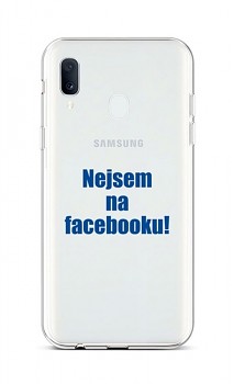 Zadní silikonový kryt na Samsung A20e Nejsem na Facebooku