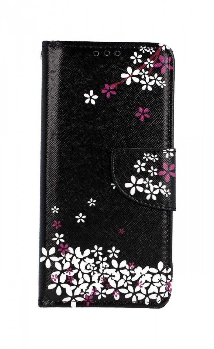 Pouzdro TopQ Samsung A20e knížkové Květy sakury 42941 (kryt neboli obal na mobil Samsung A20e)