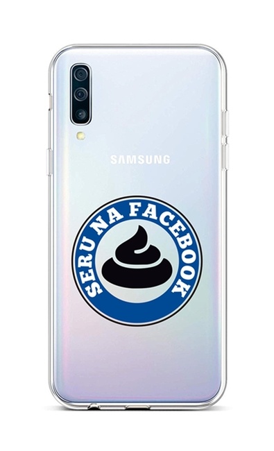 Levně Kryt TopQ Samsung A50 silikon Facebook 42978 (pouzdro neboli obal na mobil Samsung A50)