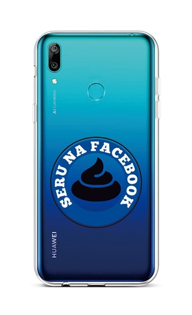 Kryt TopQ Huawei Y6 2019 silikon Facebook 43066 (pouzdro neboli obal na mobil Huawei Y6 2019)