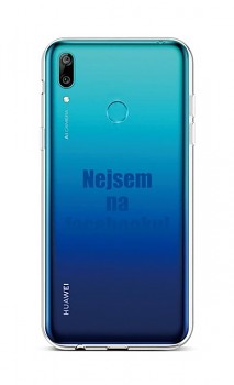 Zadní silikonový kryt na Huawei Y6 2019 Nejsem na Facebooku