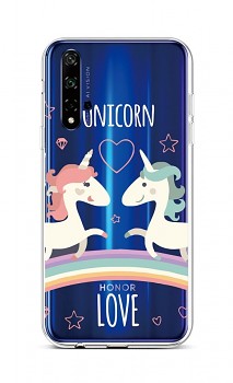 Zadní silikonový kryt na Honor 20 Unicorn Love