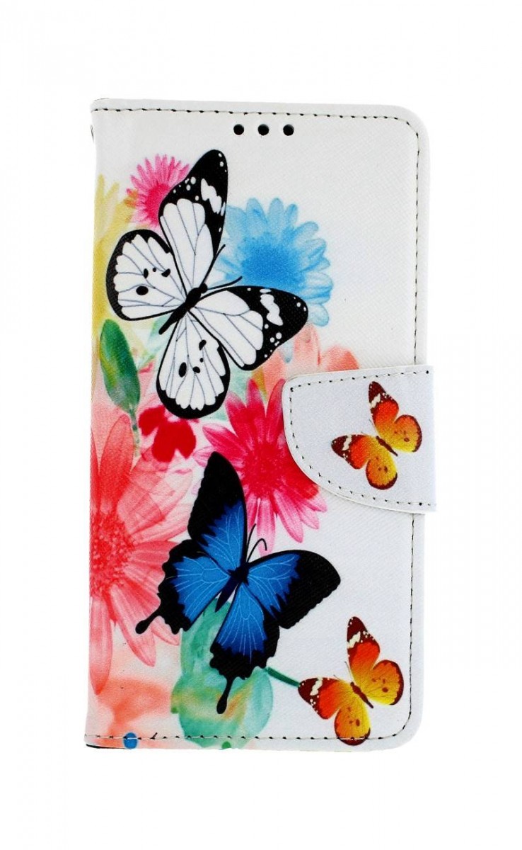 Pouzdro TopQ Xiaomi Mi 9T knížkové Barevné s motýlky 43389 (kryt neboli obal na mobil Xiaomi Mi 9T)