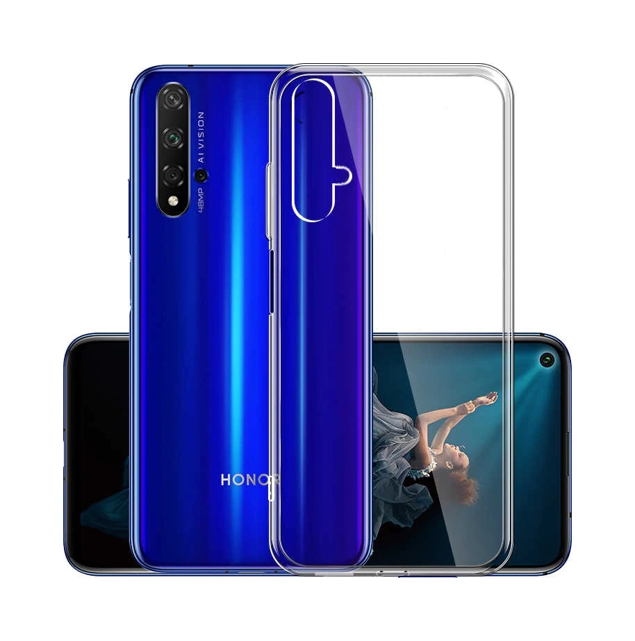Pouzdro TopQ Honor 20 silikon průhledný ultratenký 0,5 mm 43787 (kryt neboli obal na mobil Honor 20)