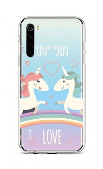 Zadní silikonový kryt na Xiaomi Redmi Note 8 Unicorn Love