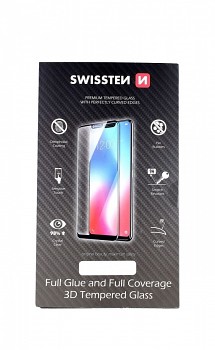 Tvrzené sklo Swissten na Xiaomi Redmi 7A 3D zahnuté černé