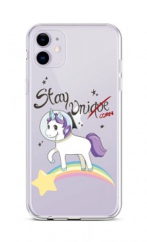 Zadní silikonový kryt na iPhone 11 Stay Unicorn