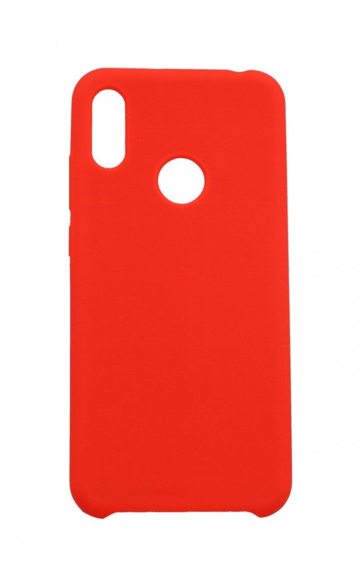 Kryt Forcell Gummy Huawei Y6 2019 silikon červený 44385 (pouzdro neboli obal na mobil Huawei Y6 2019)