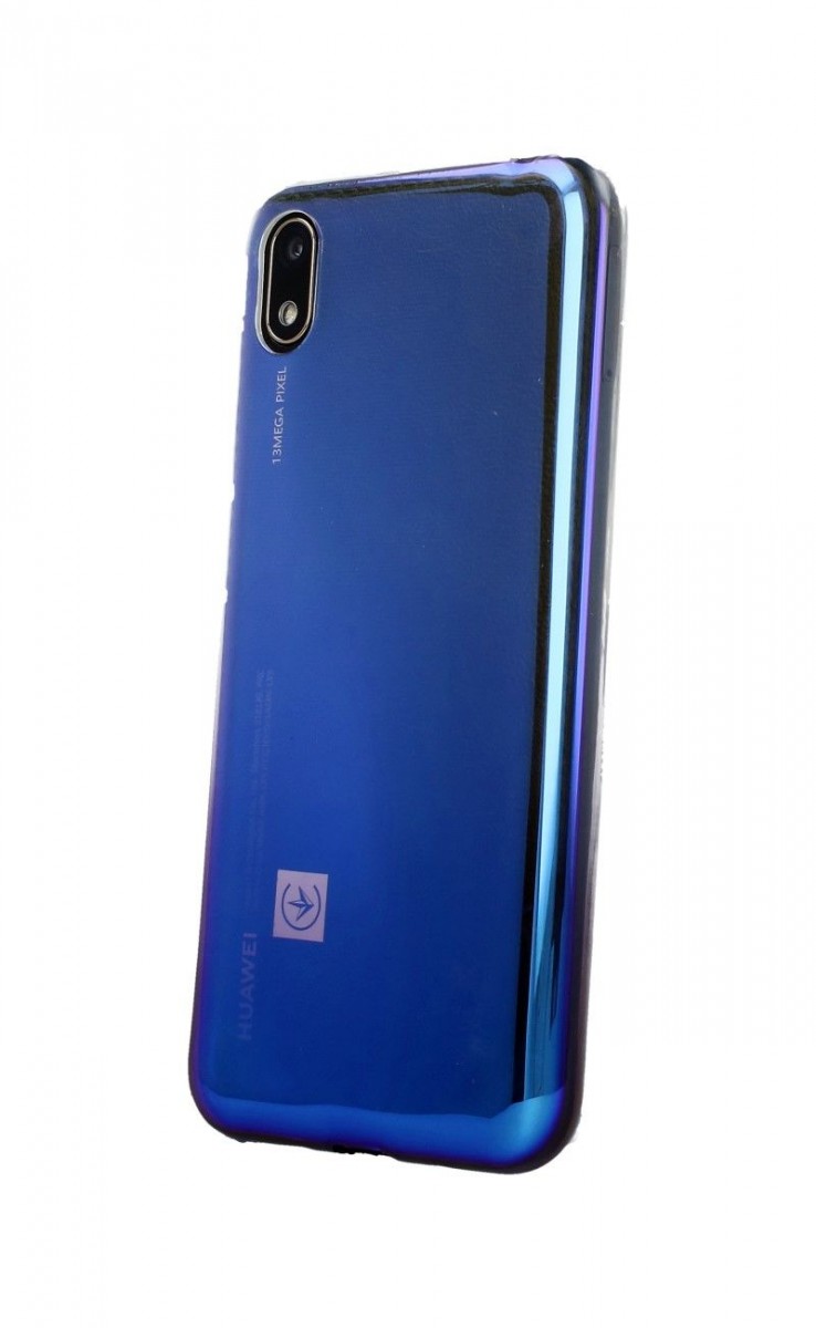 Pouzdro TopQ Huawei Y5 2019 silikon Ombre Glaze fialový tmavý 44424 (kryt neboli obal na mobil Huawei Y5 2019)