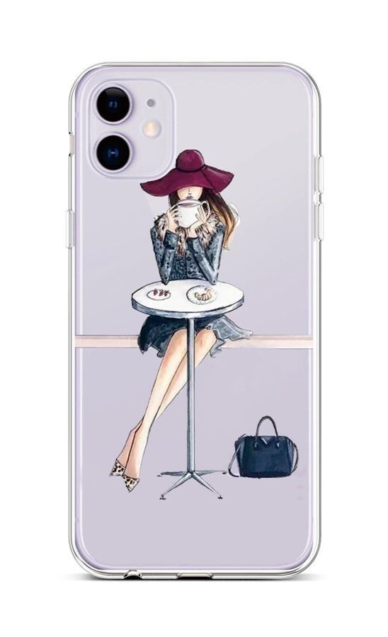 Kryt TopQ iPhone 11 silikon Lady 6 45047 (pouzdro neboli obal na mobil iPhone 11)
