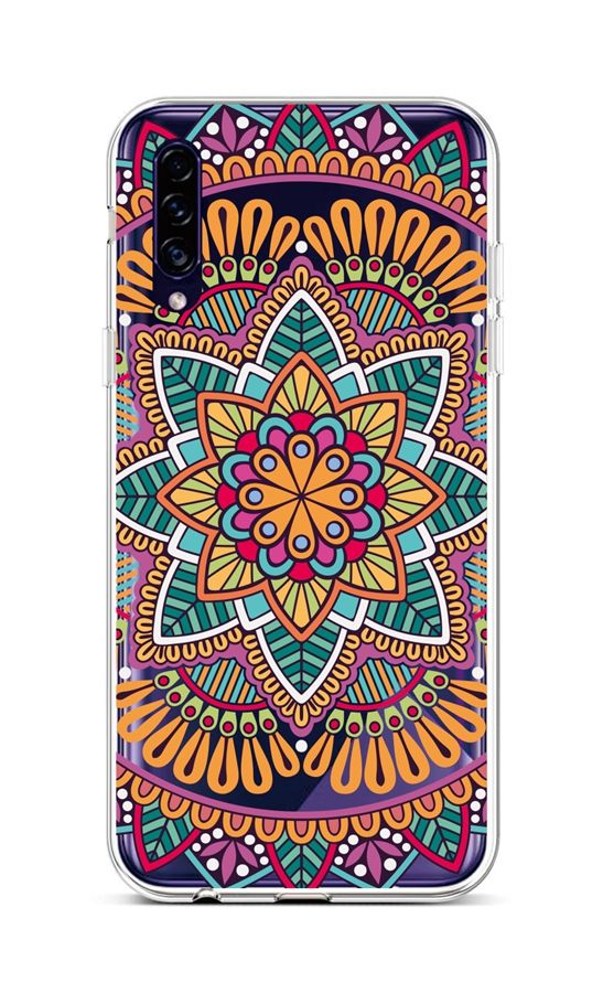 Levně Kryt TopQ Samsung A30s silikon Happy Mandala 45176 (pouzdro neboli obal na mobil Samsung A30s)