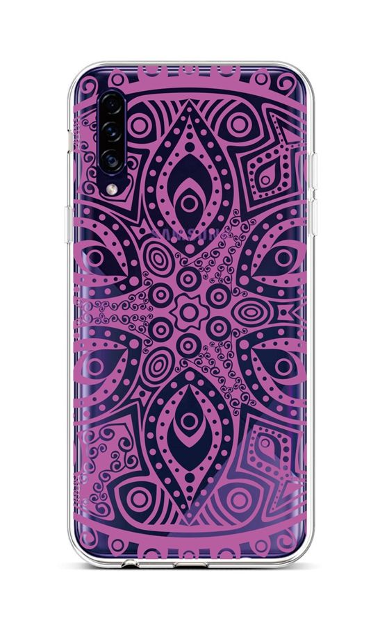 Levně Kryt TopQ Samsung A30s silikon Violet Mandala 45178 (pouzdro neboli obal na mobil Samsung A30s)