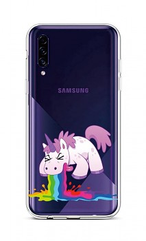 Zadní silikonový kryt na Samsung A30s Rainbow Splash