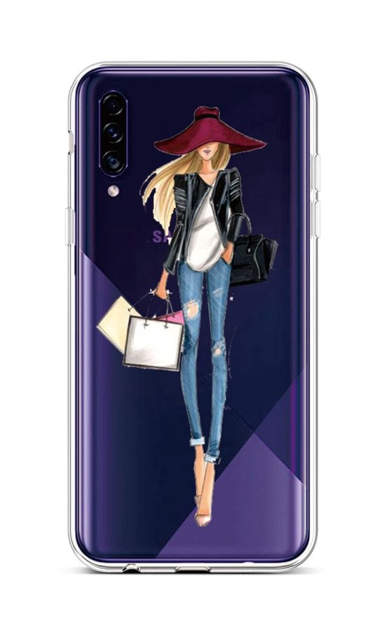 Levně Kryt TopQ Samsung A30s silikon Lady 2 45209 (pouzdro neboli obal na mobil Samsung A30s)