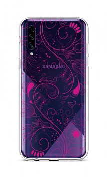 Zadní silikonový kryt na Samsung A30s Pink Ornament