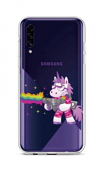 Zadní silikonový kryt na Samsung A30s Rainbow Gun