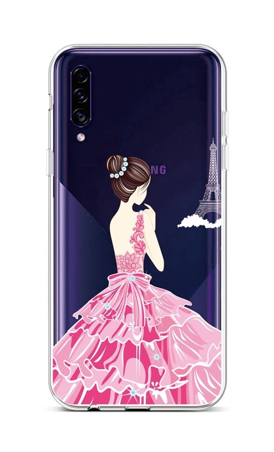 Levně Kryt TopQ Samsung A30s silikon Pink Princess 45269 (pouzdro neboli obal na mobil Samsung A30s)