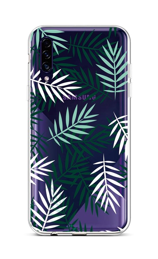 Levně Kryt TopQ Samsung A30s silikon Listy 45271 (pouzdro neboli obal na mobil Samsung A30s)