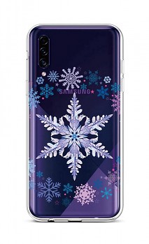 Zadní silikonový kryt na Samsung A30s Snowflake