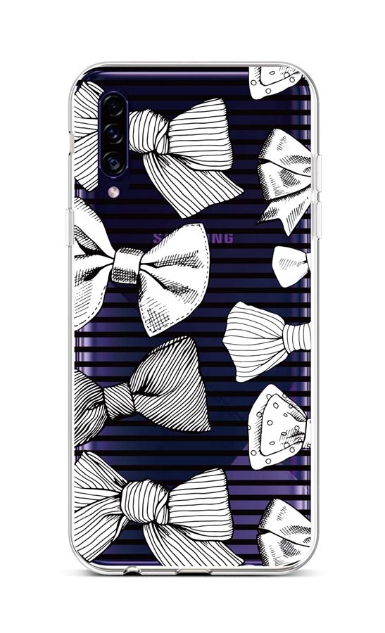 Kryt TopQ Samsung A30s silikon Mašličky 45287 (pouzdro neboli obal na mobil Samsung A30s)