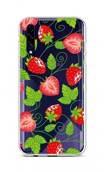 Zadní silikonový kryt na Samsung A30s Strawberries