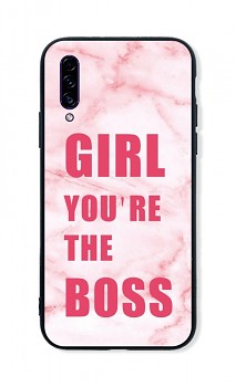 Zadní pevný kryt LUXURY na Samsung A30s Girl Boss