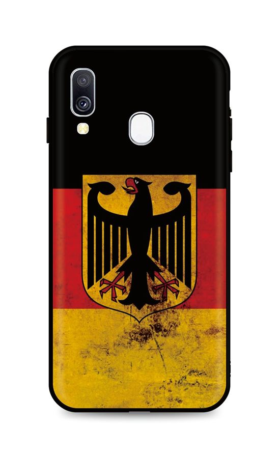Levně Kryt TopQ DARK Samsung A40 silikon Germany 45551 (pouzdro neboli obal na mobil Samsung A40)