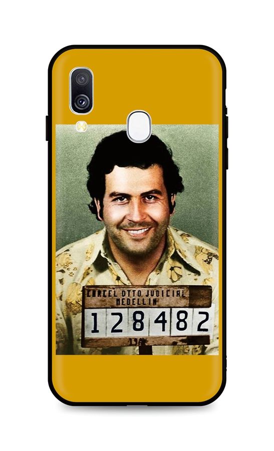 Levně Kryt TopQ DARK Samsung A40 silikon Pablo Escobar 45719 (pouzdro neboli obal na mobil Samsung A40)